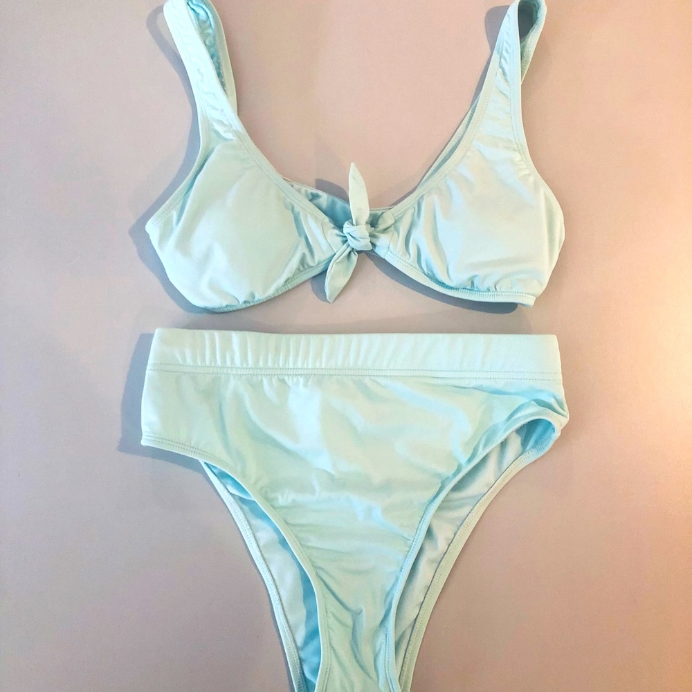 Bikini Lab Light Blue Bikini Set - Size Medium